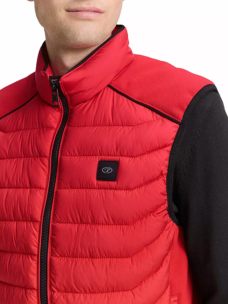 TOM TAILOR | Steppgilet | grün