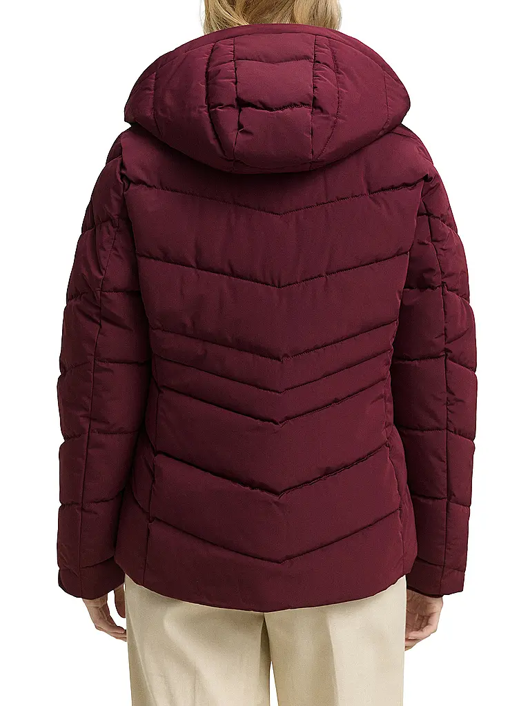 TOM TAILOR | Steppjacke  | dunkelrot