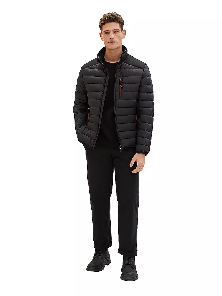 TOM TAILOR | Steppjacke | schwarz