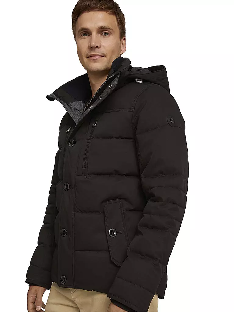 TOM TAILOR | Steppjacke | schwarz