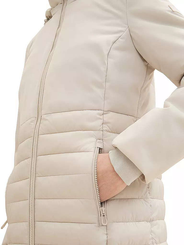 TOM TAILOR | Steppmantel | beige