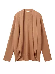 TOM TAILOR | Strickjacke | camel