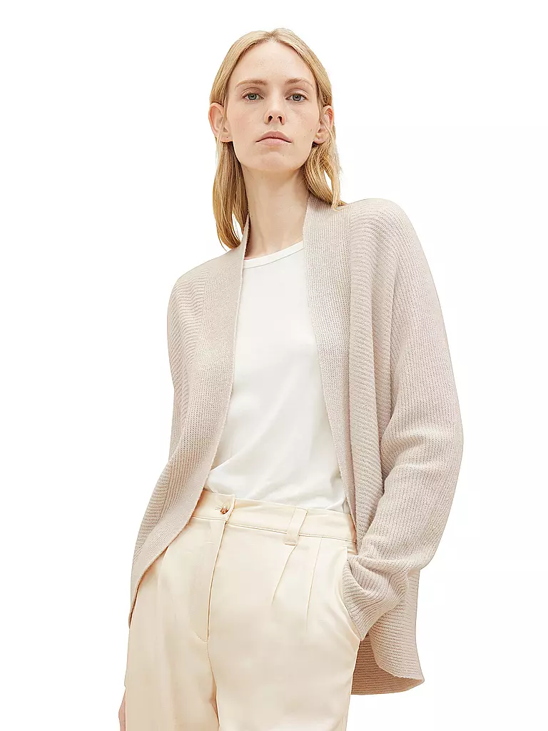 TOM TAILOR | Strickjacke | camel