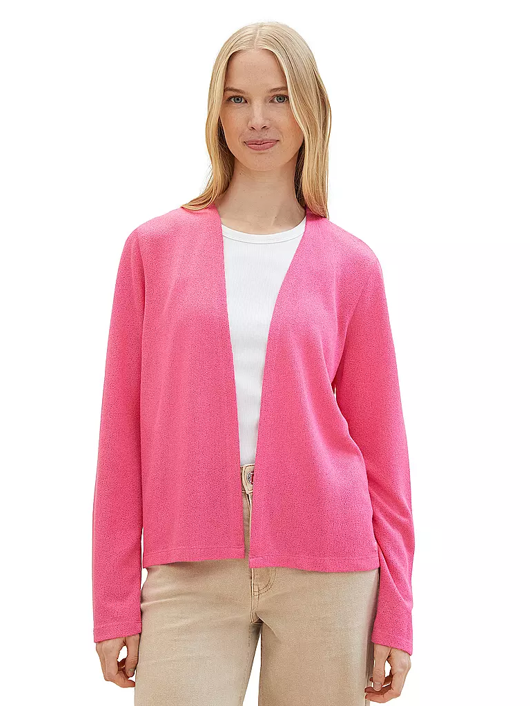 TOM TAILOR | Strickjacke | pink