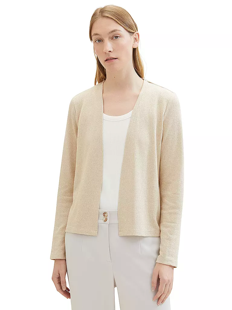 TOM TAILOR | Strickjacke | beige