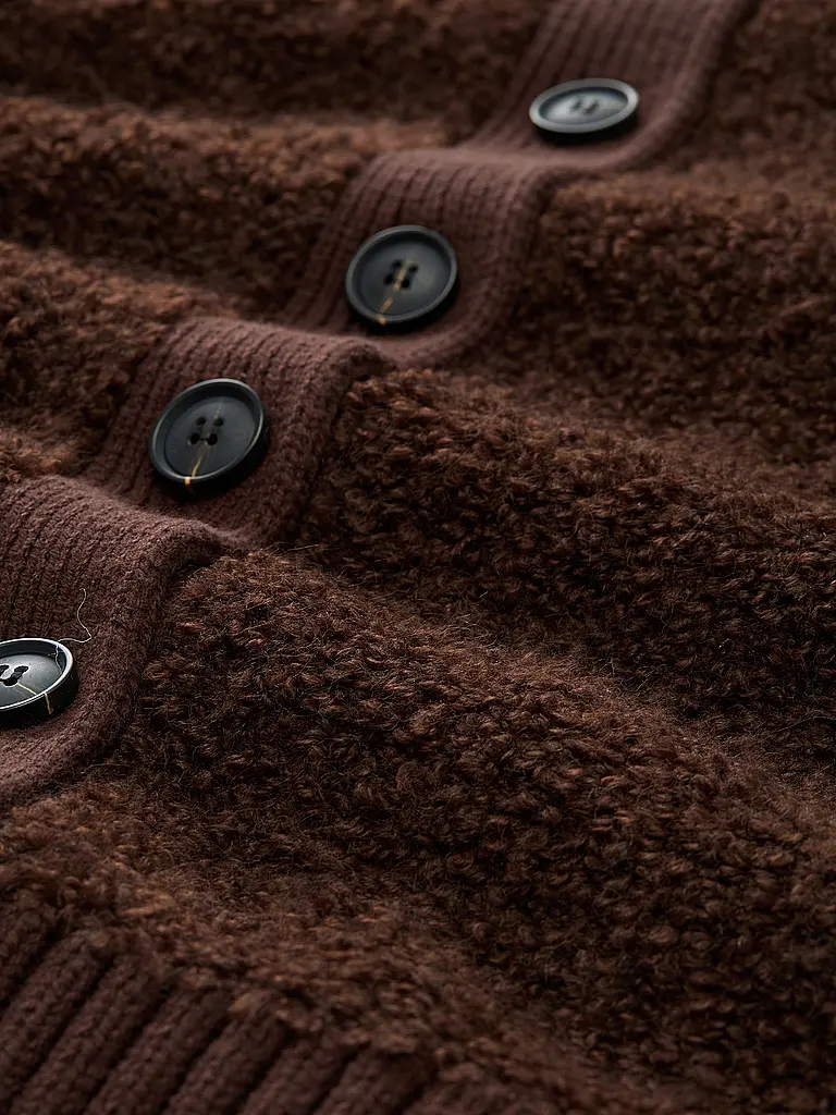 TOM TAILOR | Strickjacke | braun