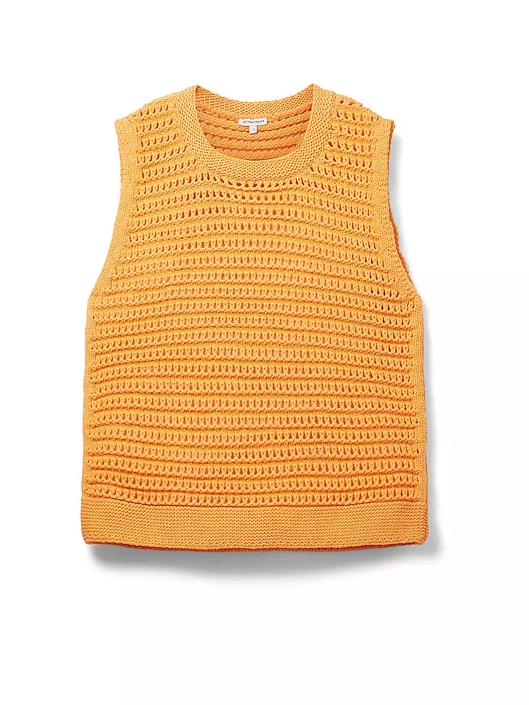 TOM TAILOR | Strickpullunder | orange