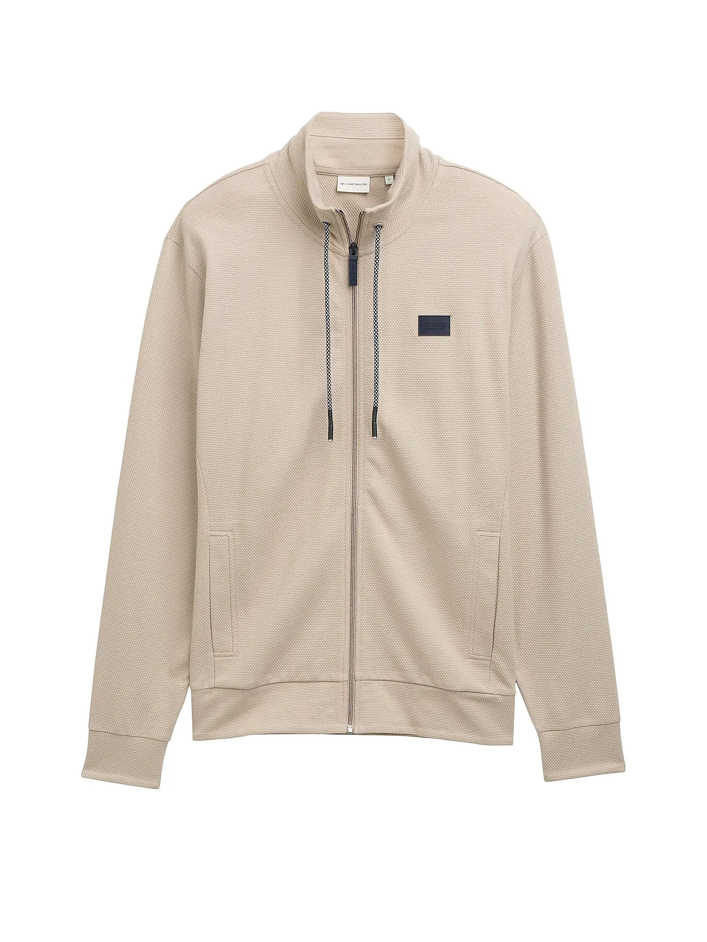 TOM TAILOR | Sweatjacke  | beige