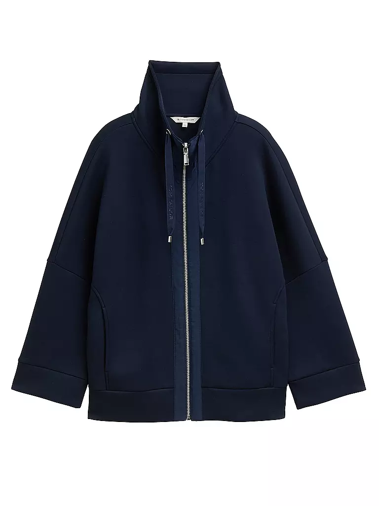 TOM TAILOR | Sweatjacke  | dunkelblau