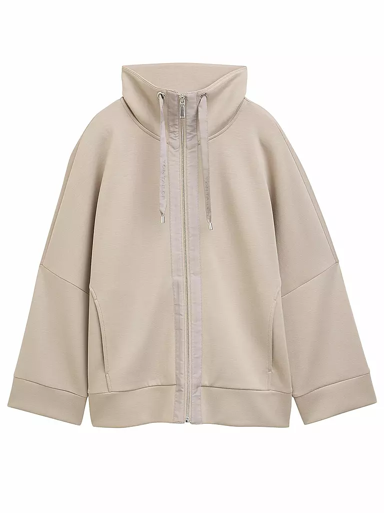 TOM TAILOR | Sweatjacke  | beige