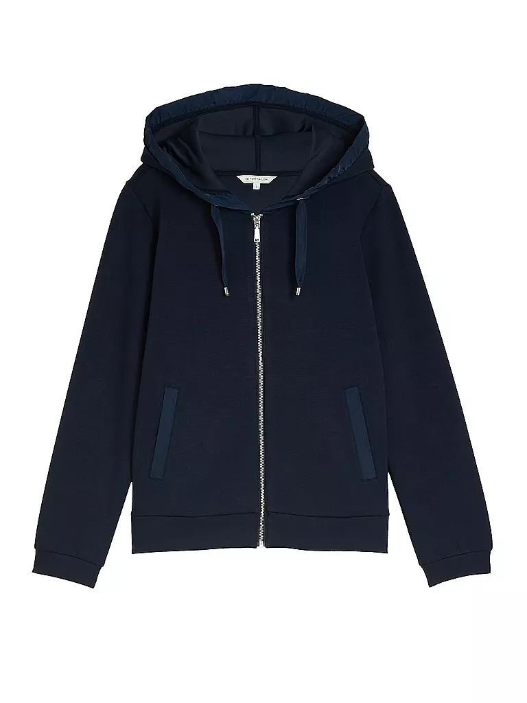 TOM TAILOR | Sweatjacke  | dunkelblau