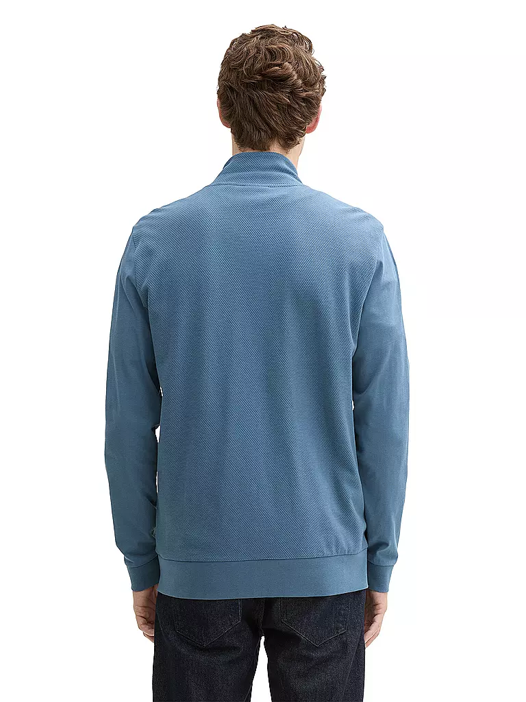 TOM TAILOR | Sweatjacke  | blau