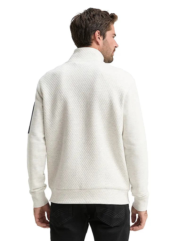 TOM TAILOR | Sweatjacke  | creme