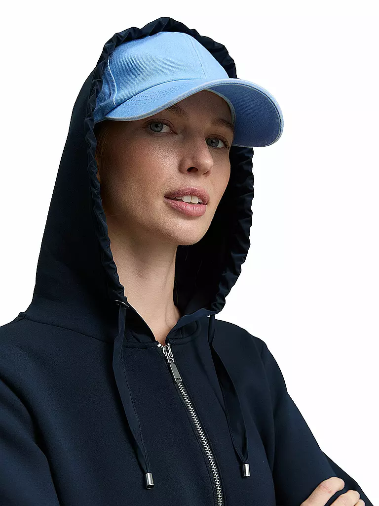 TOM TAILOR | Sweatjacke  | dunkelblau