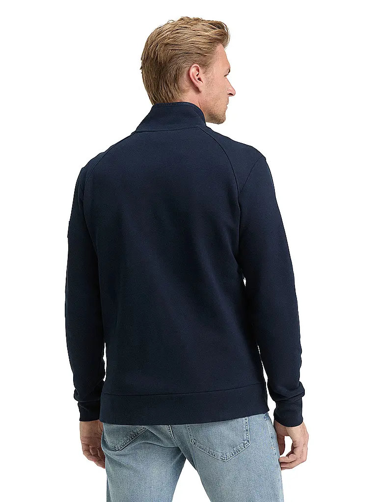 TOM TAILOR | Sweatjacke  | dunkelblau