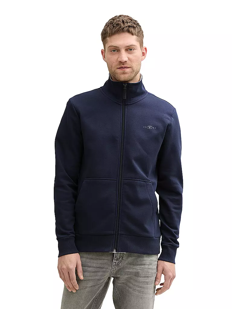 TOM TAILOR | Sweatjacke | blau