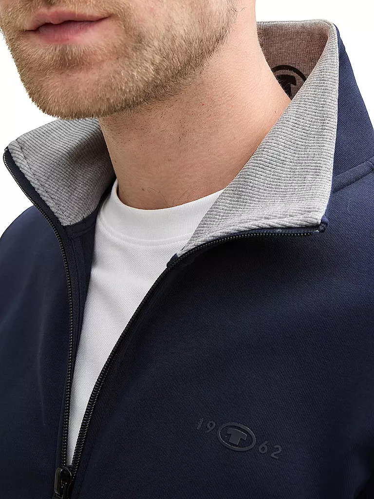 TOM TAILOR | Sweatjacke | blau