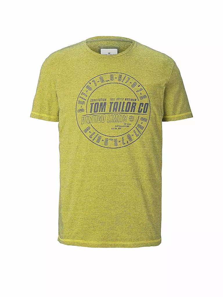TOM TAILOR | T Shirt  | gelb