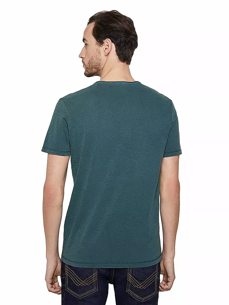 TOM TAILOR | T Shirt Regular Fit  | grün