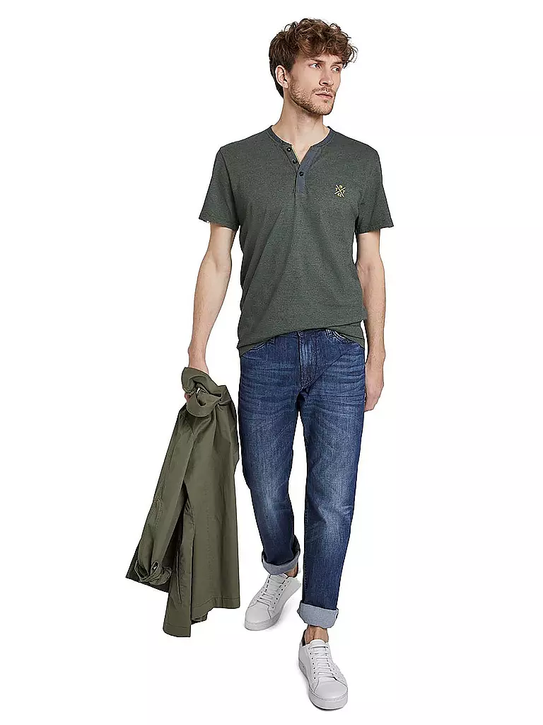 TOM TAILOR | T Shirt Regular Fit | olive