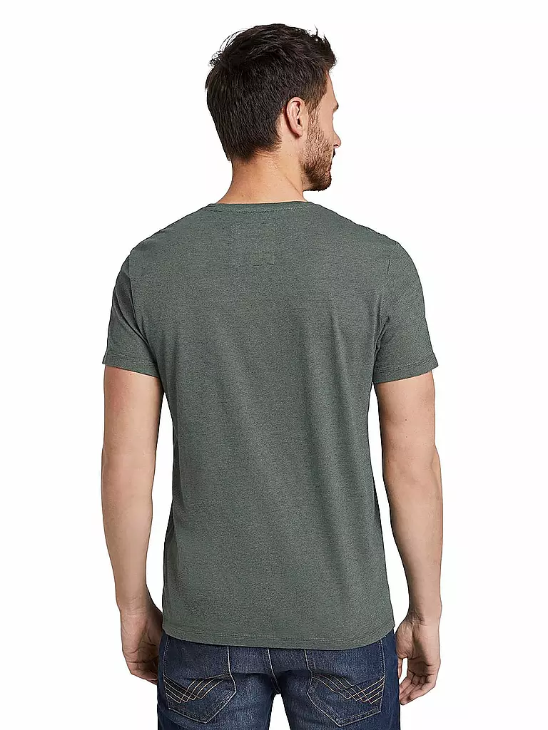 TOM TAILOR | T Shirt Regular Fit | olive