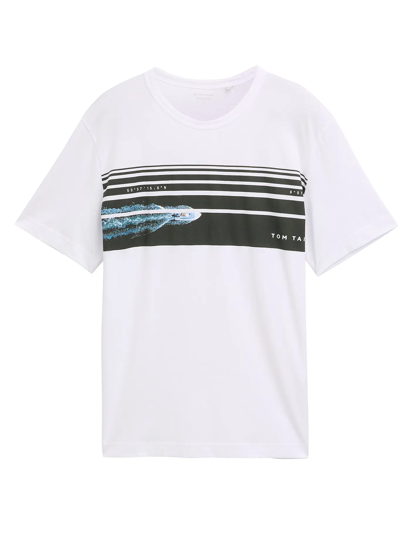 TOM TAILOR | T-Shirt  | weiss