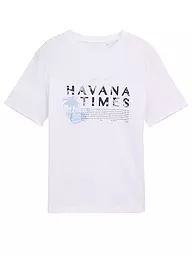 TOM TAILOR | T-Shirt  | weiss