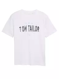 TOM TAILOR | T-Shirt  | weiss