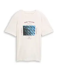 TOM TAILOR | T-Shirt  | Weiss