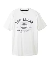 TOM TAILOR | T-Shirt | weiss
