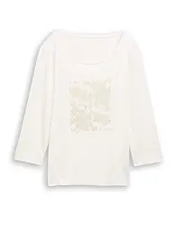 TOM TAILOR | T-Shirt  | Weiss