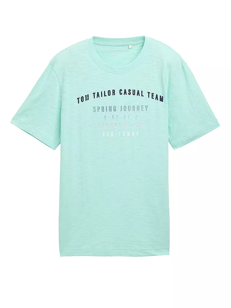 TOM TAILOR | T-Shirt  | türkis
