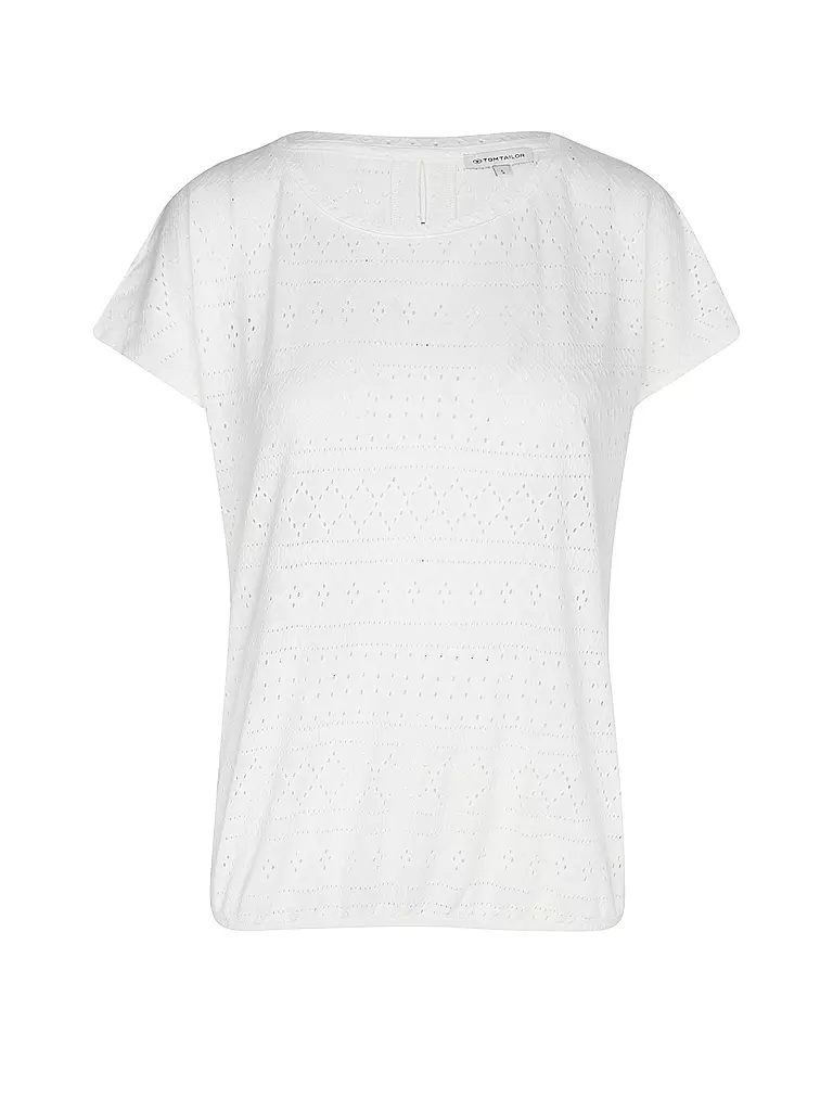 TOM TAILOR | T-Shirt  | weiss