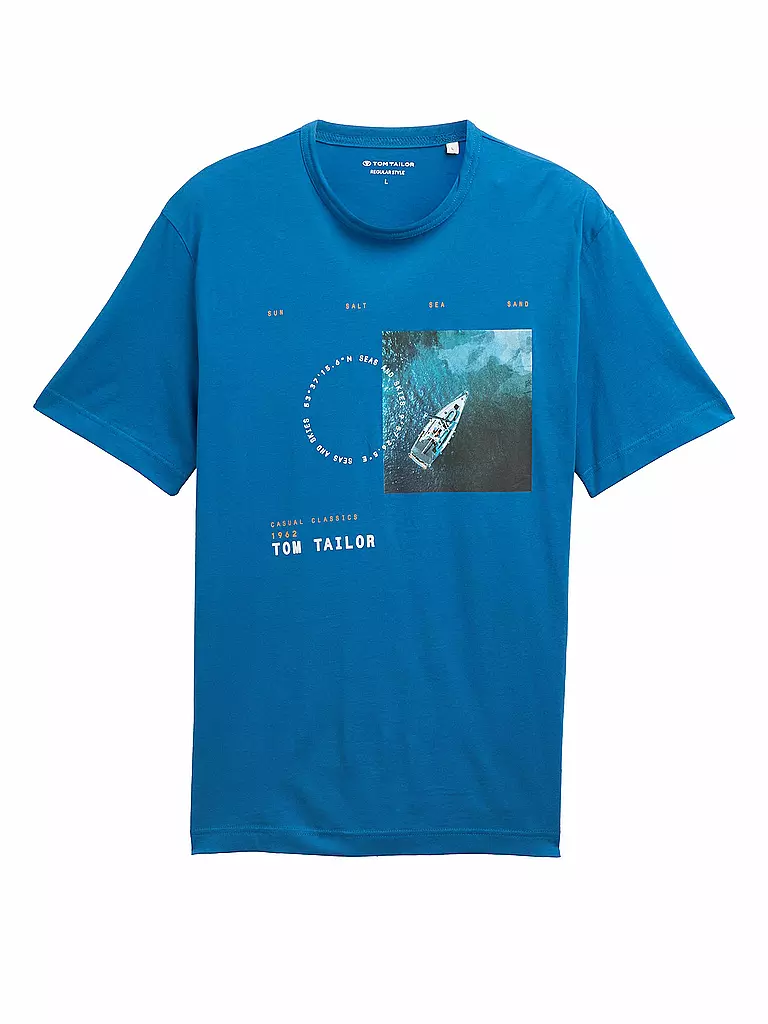 TOM TAILOR | T-Shirt  | petrol