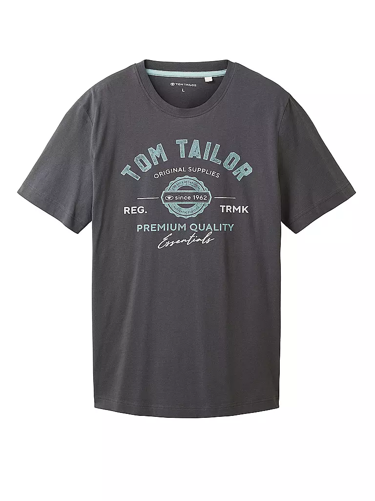 TOM TAILOR | T-Shirt  | grau