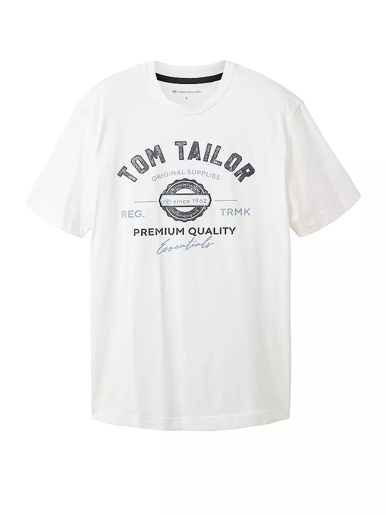 TOM TAILOR | T-Shirt  | weiss