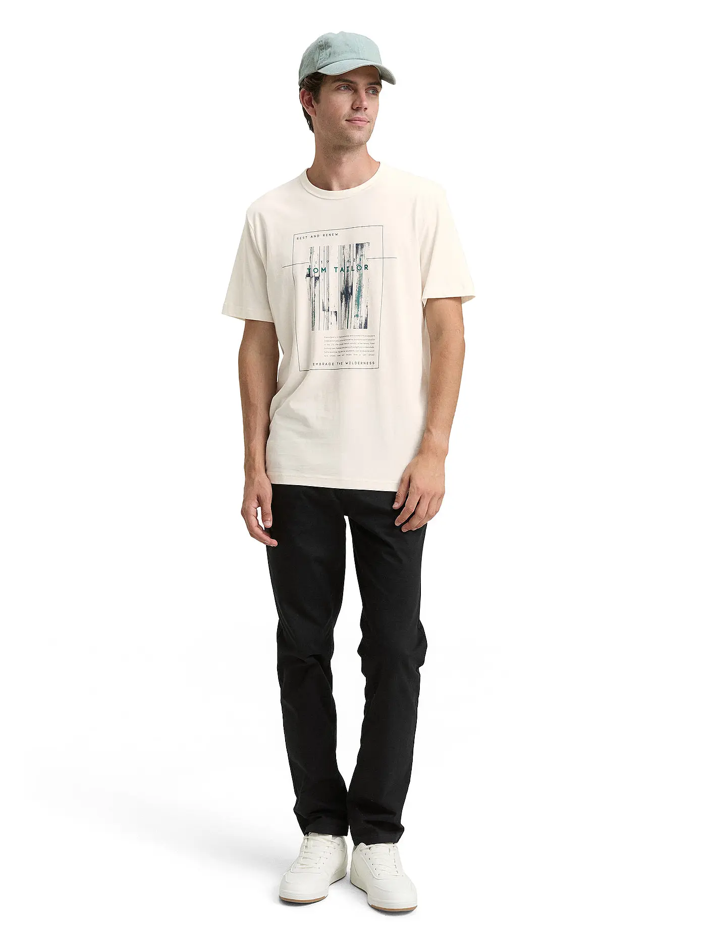 TOM TAILOR | T-Shirt  | weiss