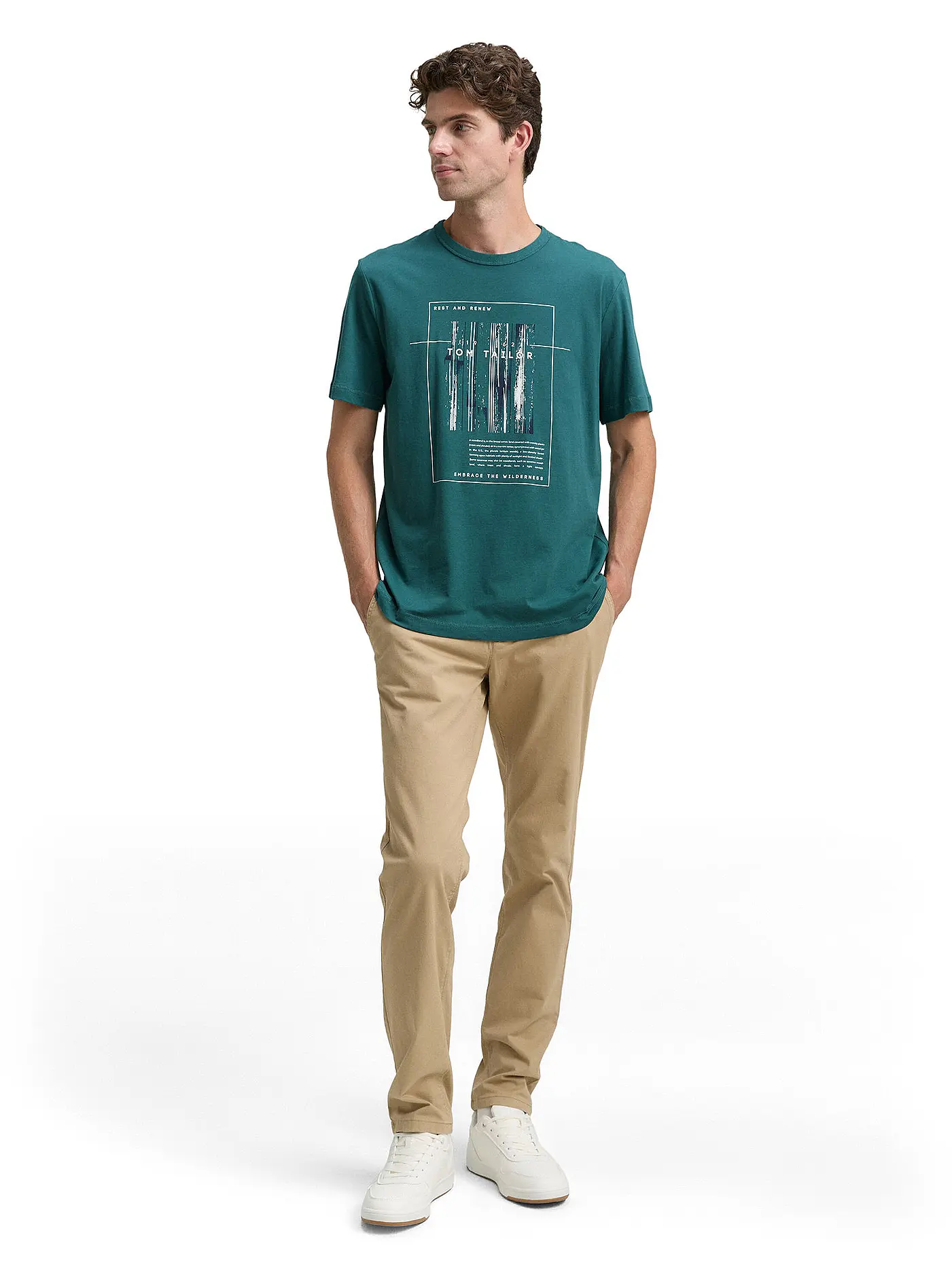TOM TAILOR | T-Shirt  | grün