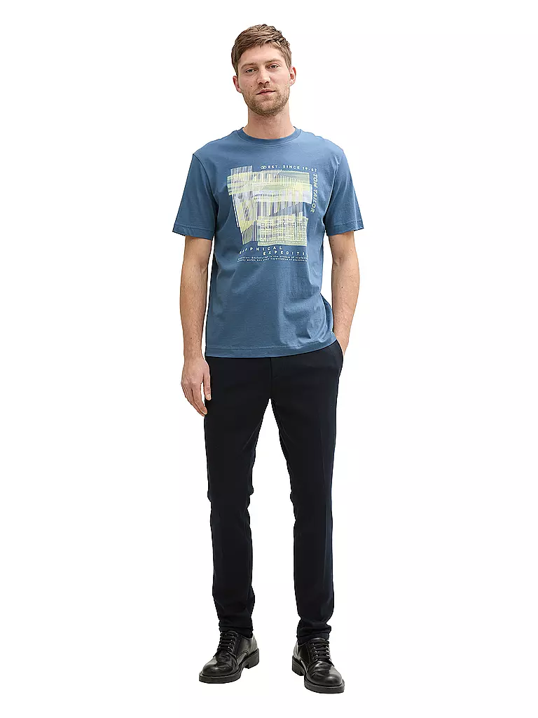 TOM TAILOR | T-Shirt  | blau