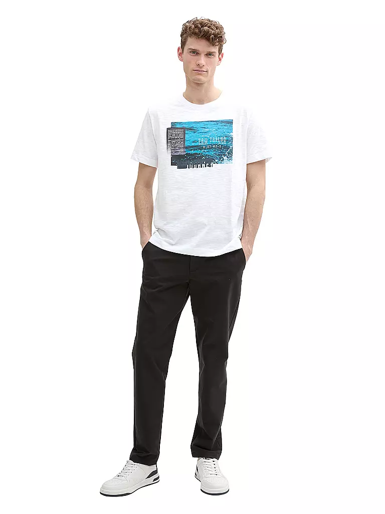 TOM TAILOR | T-Shirt  | weiss