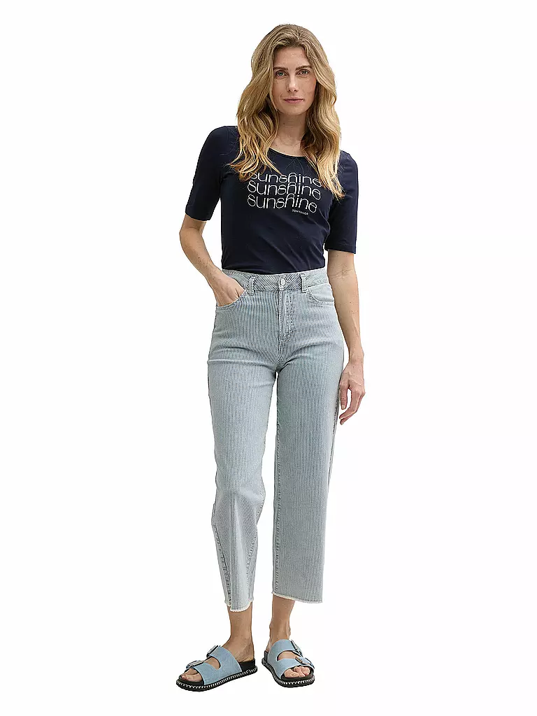 TOM TAILOR | T-Shirt  | dunkelblau