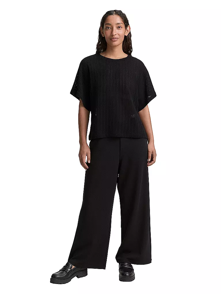 TOM TAILOR | T-Shirt  | schwarz