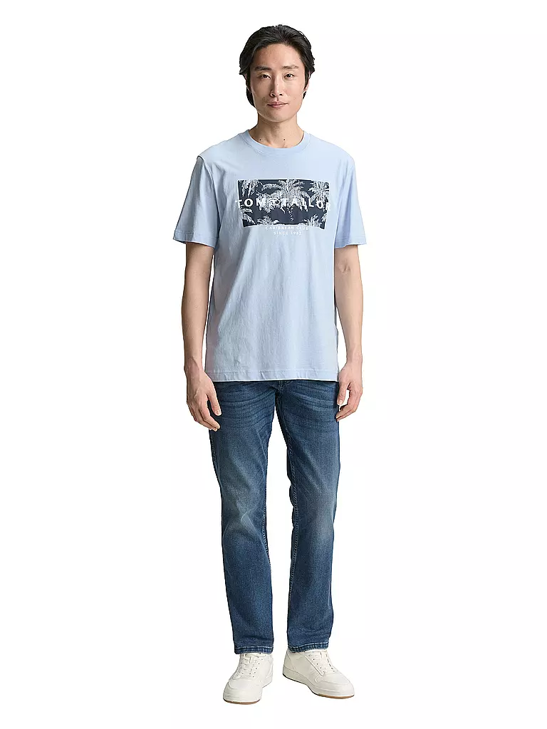 TOM TAILOR | T-Shirt  | hellblau