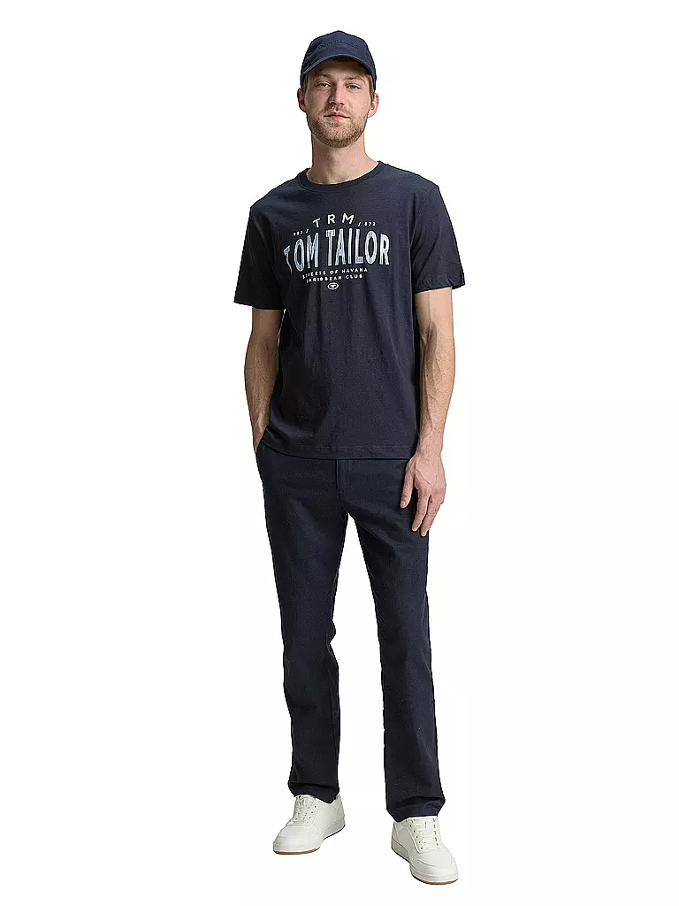 TOM TAILOR | T-Shirt  | dunkelblau
