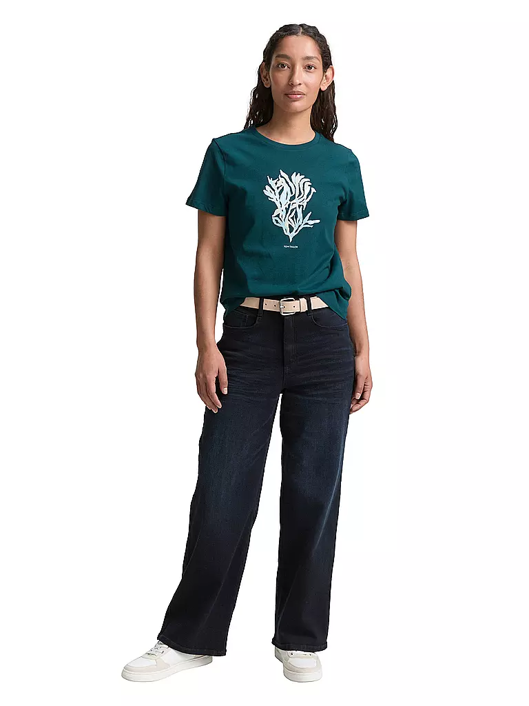 TOM TAILOR | T-Shirt  | petrol