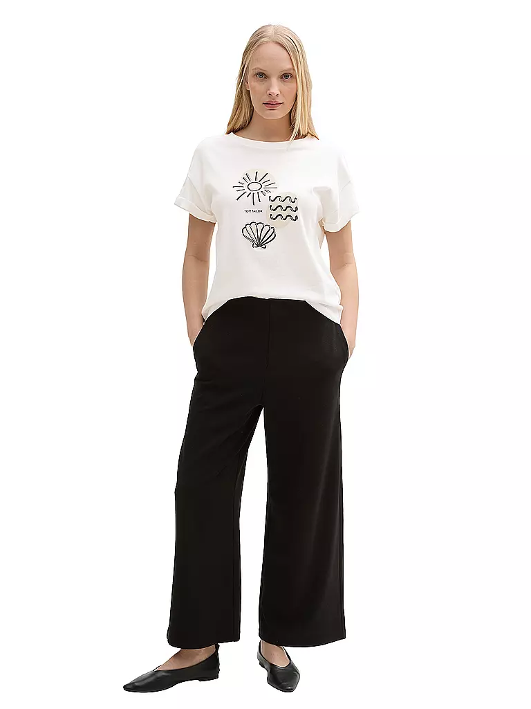 TOM TAILOR | T-Shirt  | weiss