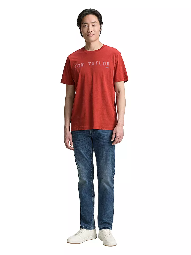 TOM TAILOR | T-Shirt  | rot
