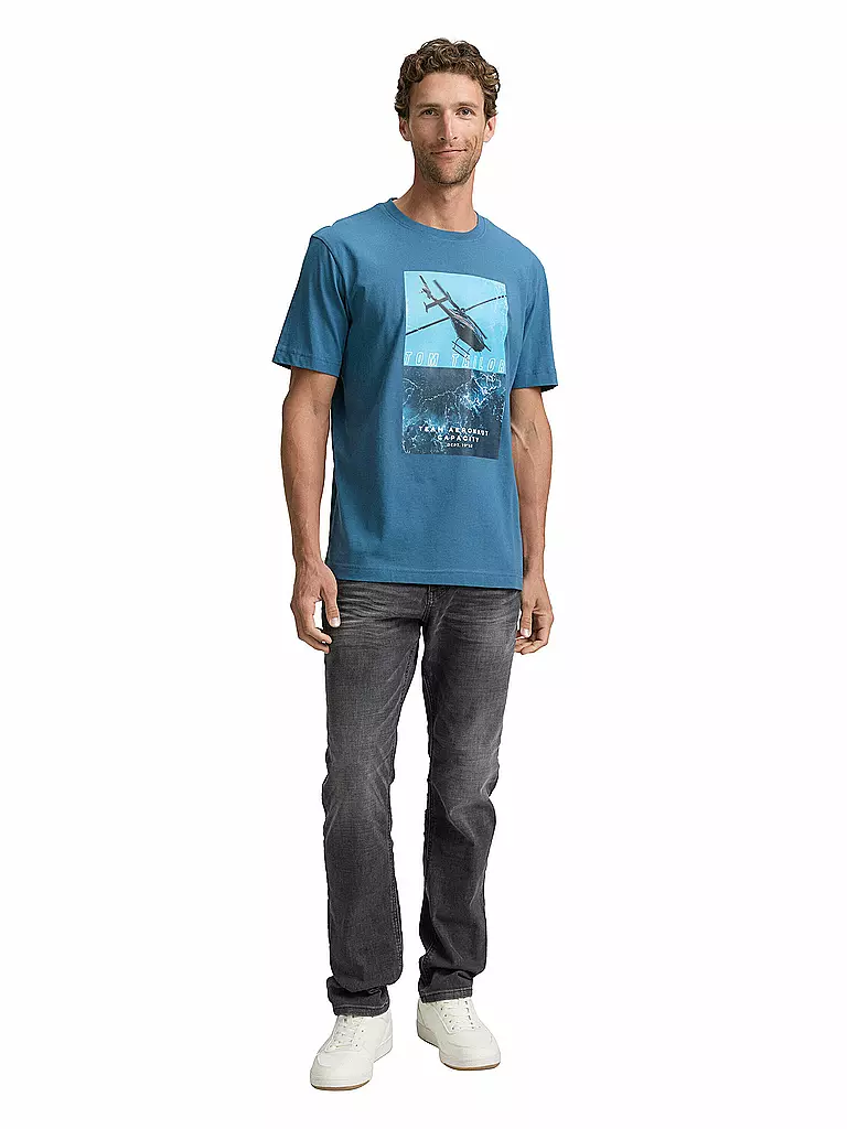 TOM TAILOR | T-Shirt  | blau