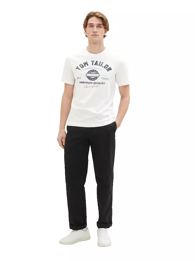 TOM TAILOR | T-Shirt  | weiss