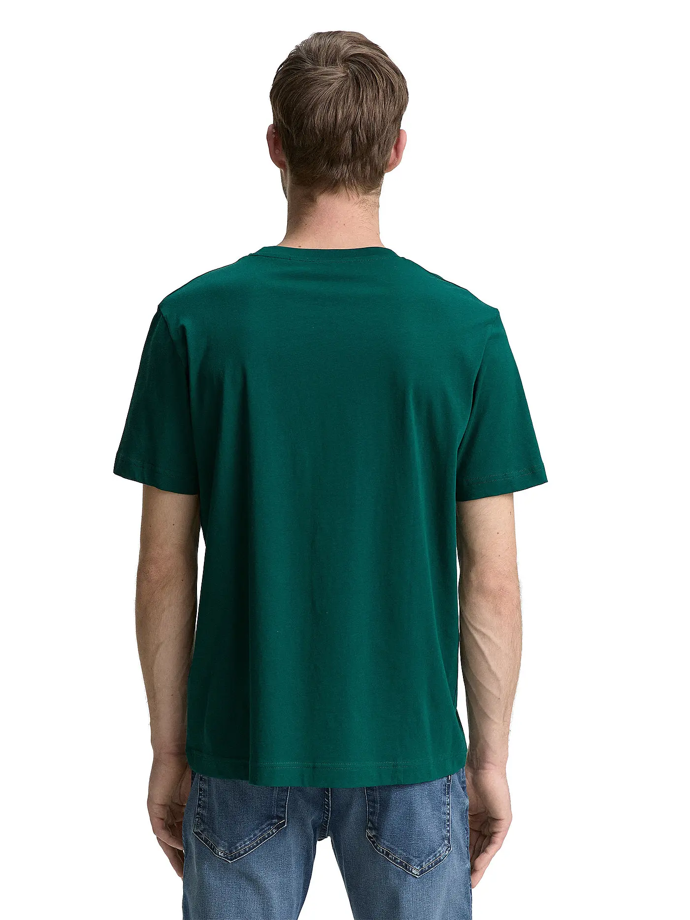 TOM TAILOR | T-Shirt  | dunkelgrün